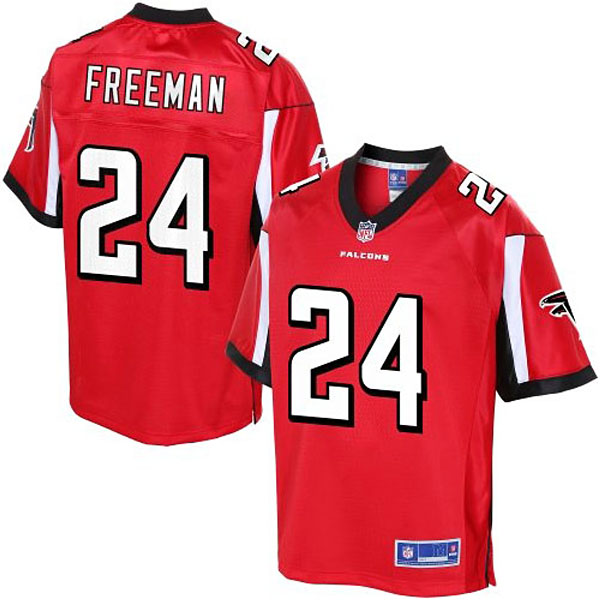 Pro Line Mens Atlanta Falcons #24 Devonta Freeman Team Color Jersey 