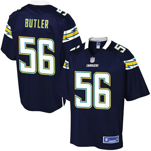 Pro Line Men's San Diego Chargers #56 Donald Butler Team Color Jersey