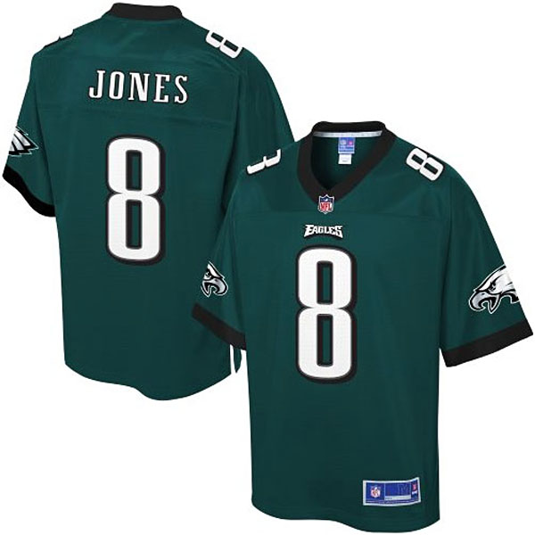 Pro Line Men's Philadelphia Eagles #8 Donnie Jones Team Color Jersey