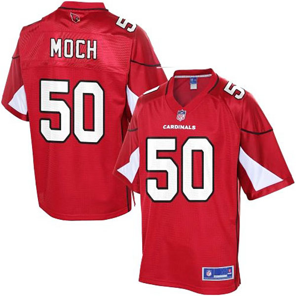 Pro Line Men's Arizona Cardinals #50 Dontay Moch Team Color Jersey