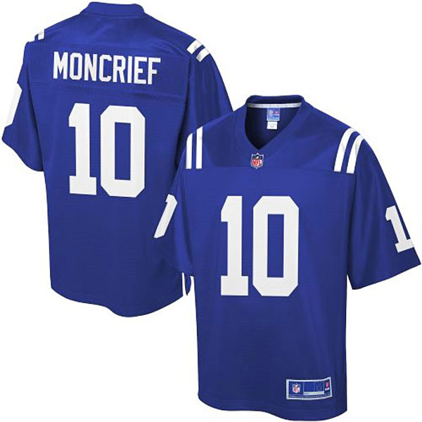 Pro Line Mens Indianapolis Colts #10 Donte Moncrief Team Color Jersey