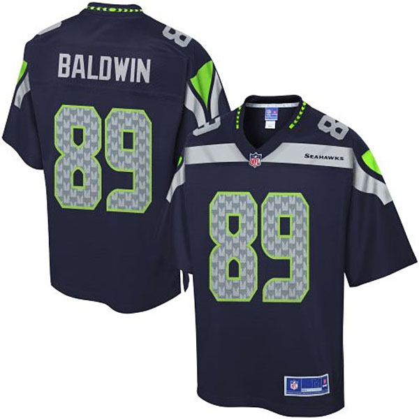 Pro Line Men's Seattle Seahawks #89 Doug Baldwin Team Color Jersey