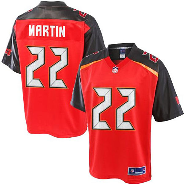 Mens Pro Line Doug Martin Red Tampa Bay Buccaneers #22 Jersey