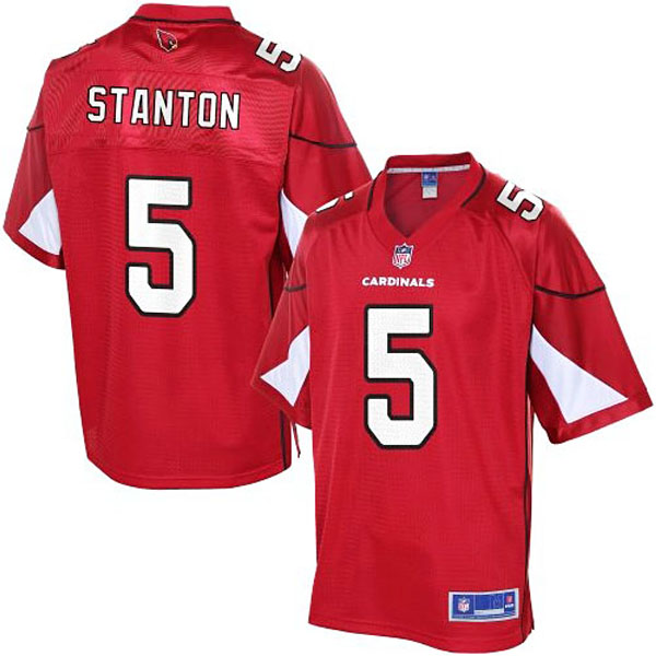 Pro Line Men's Arizona Cardinals #5 Drew Stanton Team Color Jersey