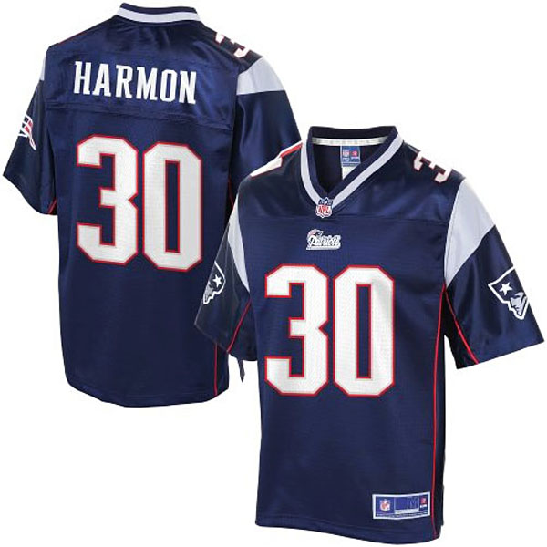 Pro Line Men's New England Patriots #30 Duron Harmon Team Color Jersey