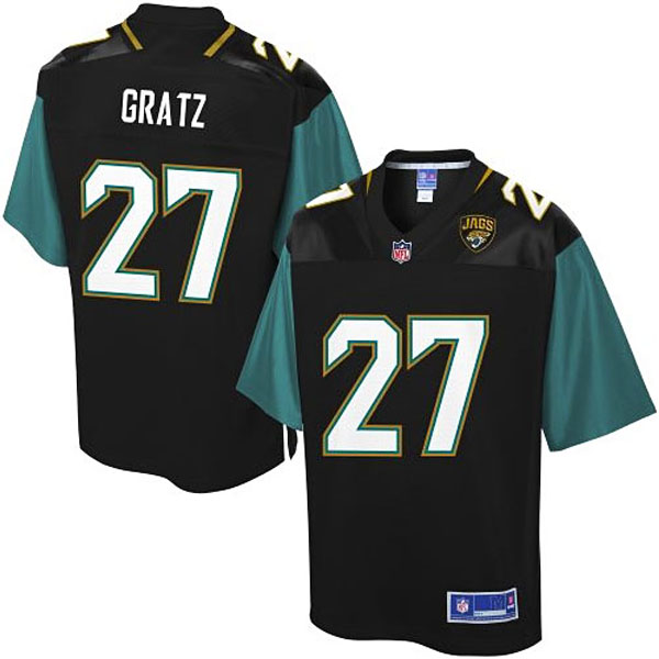 Pro Line Men's Jacksonville Jaguars #27 Dwayne Gratz Team Color Jersey