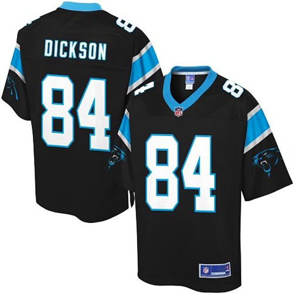 Pro Line Mens Carolina Panthers #84 Ed Dickson Team Color Jersey