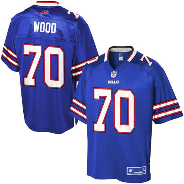 Pro Line Men's Buffalo Bills #70 Eric Wood Team Color Jersey