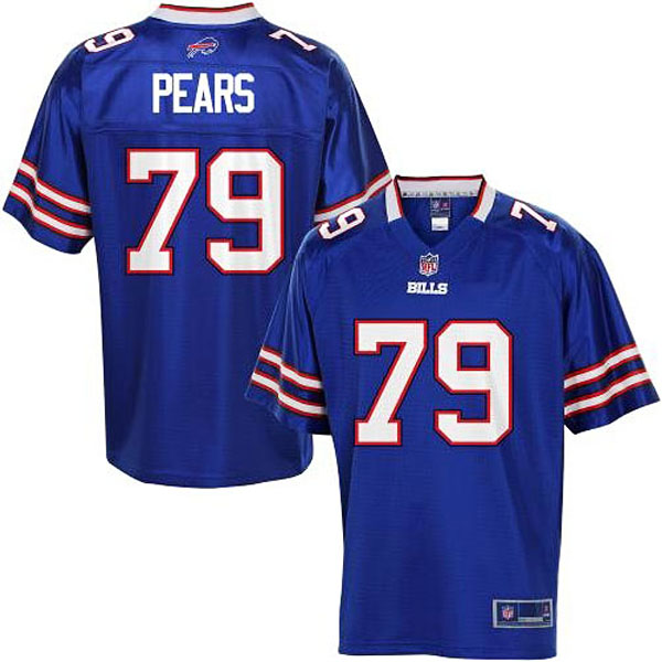 Pro Line Men's Buffalo Bills #79 Erik Pears Team Color Jersey