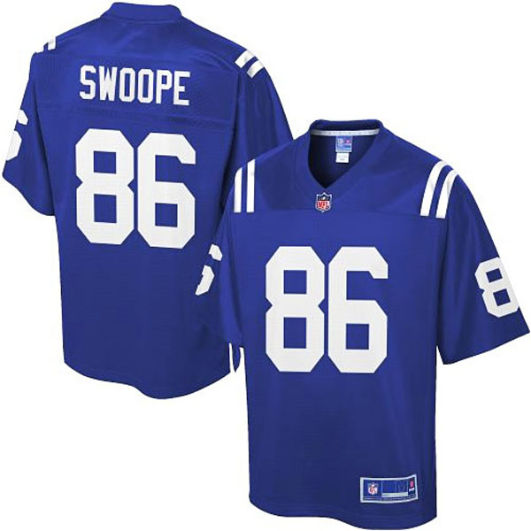 Pro Line Mens Indianapolis Colts #86 Erik Swoope Team Color Jersey