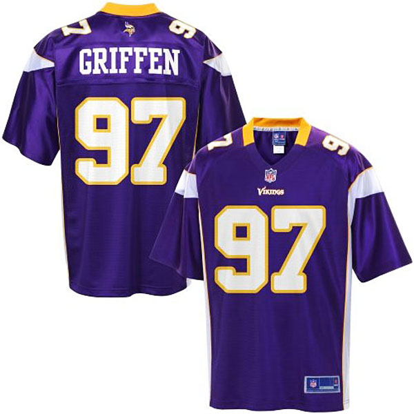 Pro Line Men's Minnesota Vikings #97 Everson Griffen Team Color Jersey