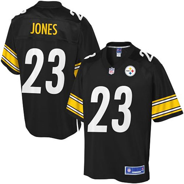 Pro Line Men's Pittsburgh Steelers #23 Felix Jones Team Color Jersey