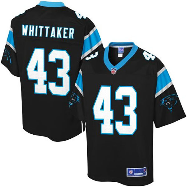 Pro Line Mens Carolina Panthers #43 Fozzy Whittaker Team Color Jersey