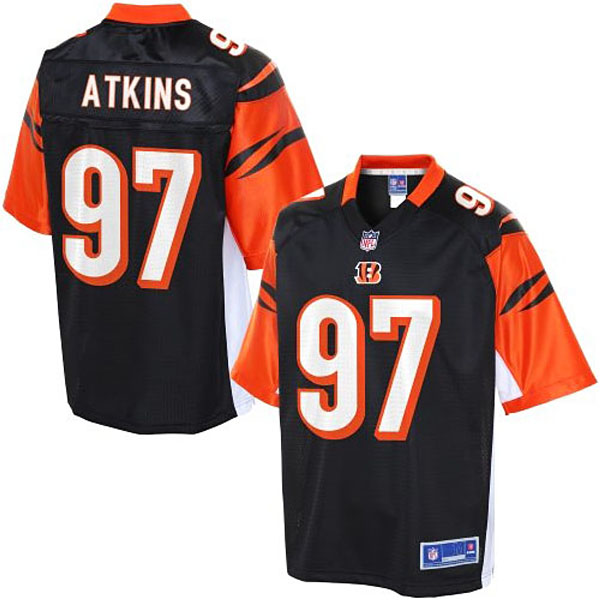 Pro Line Men's Cincinnati Bengals #97 Geno Atkins Team Color Jersey