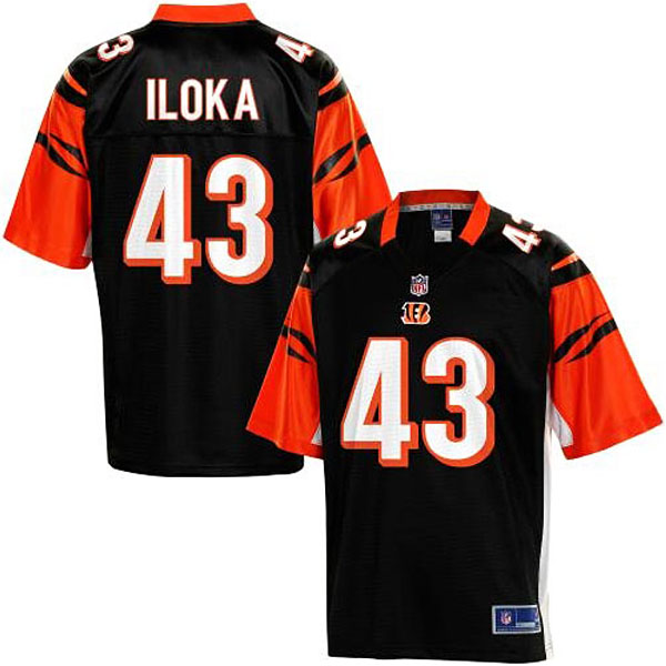 Pro Line Men's Cincinnati Bengals #43 George Iloka Team Color Jersey