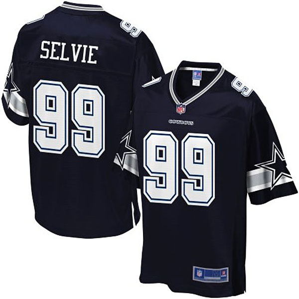 Pro Line Men's Dallas Cowboys #99 George Selvie Team Color Jersey