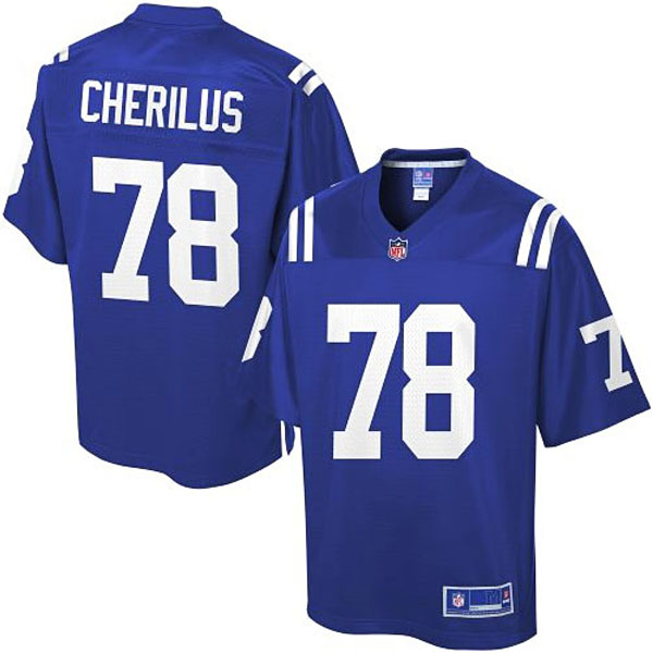 Pro Line Men's Indianapolis Colts #78 Gosder Cherilus Team Color Jersey