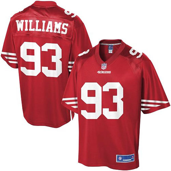 Pro Line Men's San Francisco 49ers #93 Ian Williams Team Color Jersey