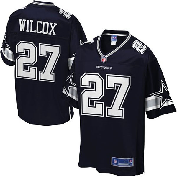 Pro Line Men's Dallas Cowboys #27 JJ Wilcox Team Color Jersey