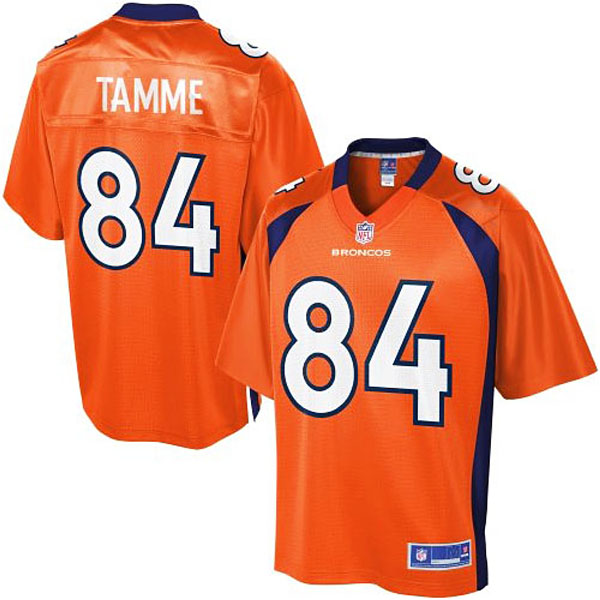 Pro Line Men's Denver Broncos #84 Jacob Tamme Team Color Jersey