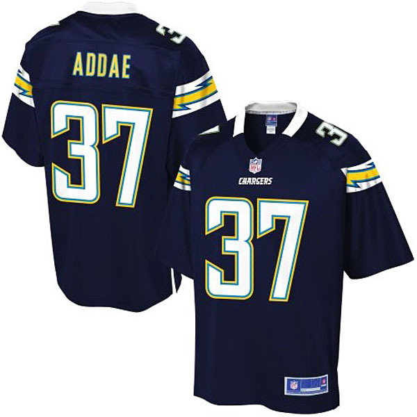 Pro Line Men's San Diego Chargers #37 Jahleel Addae Team Color Jersey