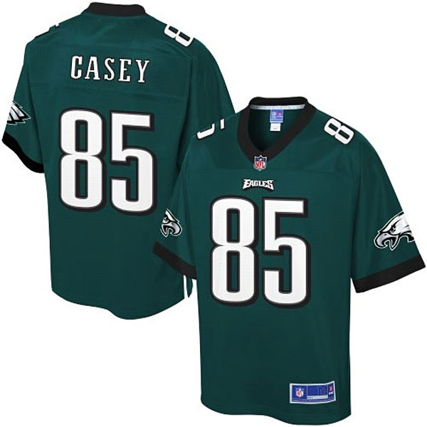 Pro Line Men's Philadelphia Eagles #85 James Casey Team Color Jersey