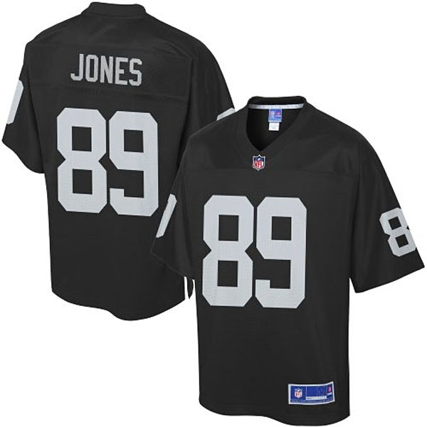 Pro Line Men's Oakland Raiders #89 James Jones Team Color Jersey