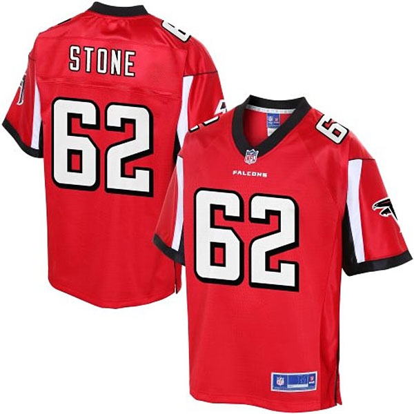 Pro Line Men's Atlanta Falcons #62 James Stone Team Color Jersey