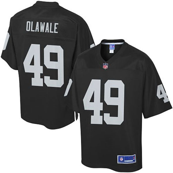 Pro Line Men's Oakland Raiders #49 Jamize Olawale Team Color Jersey