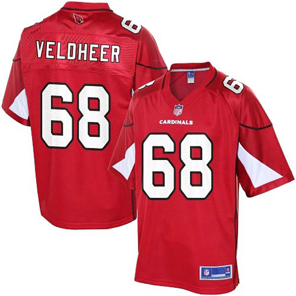 Pro Line Mens Arizona Cardinals #68 Jared Veldheer Team Color Jersey