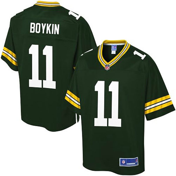 Pro Line Men's Green Bay Packers #11 Jarrett Boykin Team Color Jersey