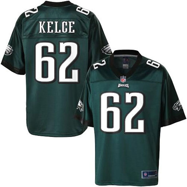 Pro Line Men's Philadelphia Eagles #62 Jason Kelce Team Color Jersey