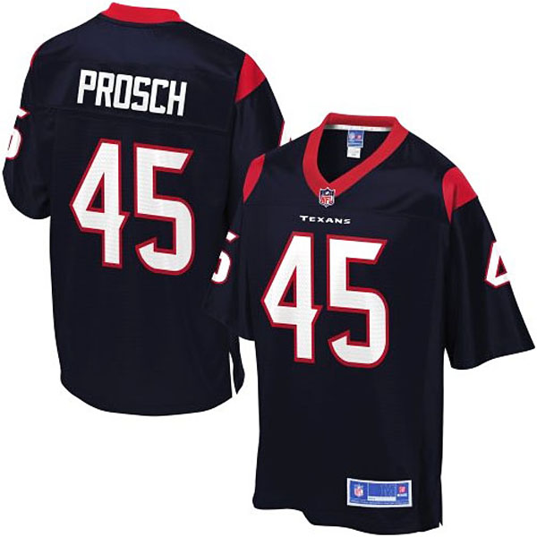 Pro Line Mens Houston Texans #45 Jay Prosch Team Color Jersey