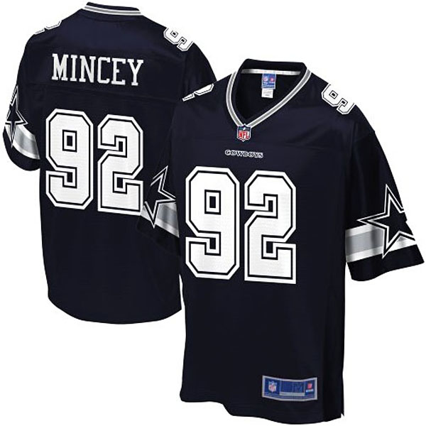 Pro Line Men's Dallas Cowboys #92 Jeremy Mincey Team Color Jersey