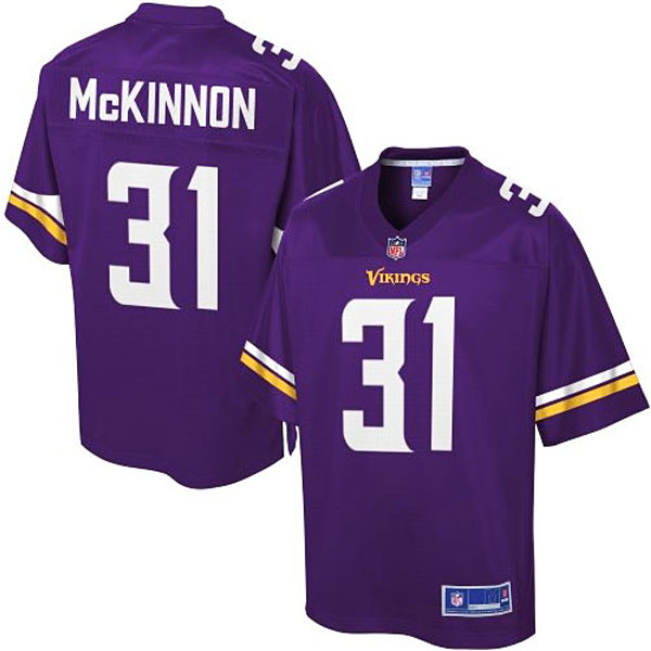 Pro Line Mens Minnesota Vikings #31 Jerick McKinnon Team Color Jersey