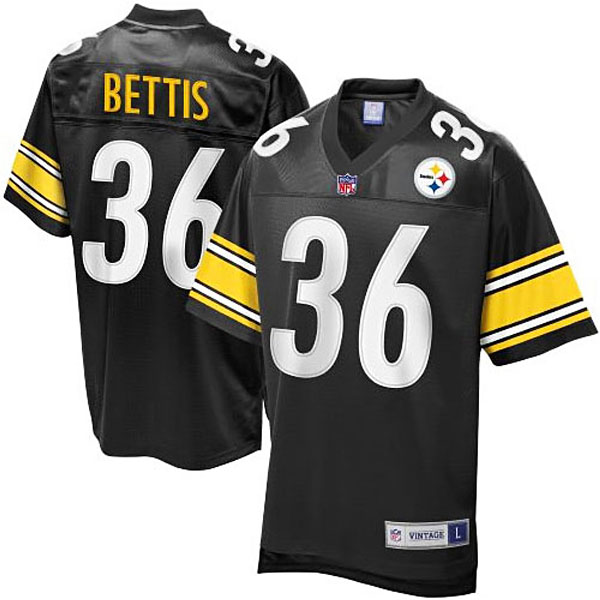 Men's Pro Line Pittsburgh Steelers #36 Jerome Bettis Retired Player Jersey