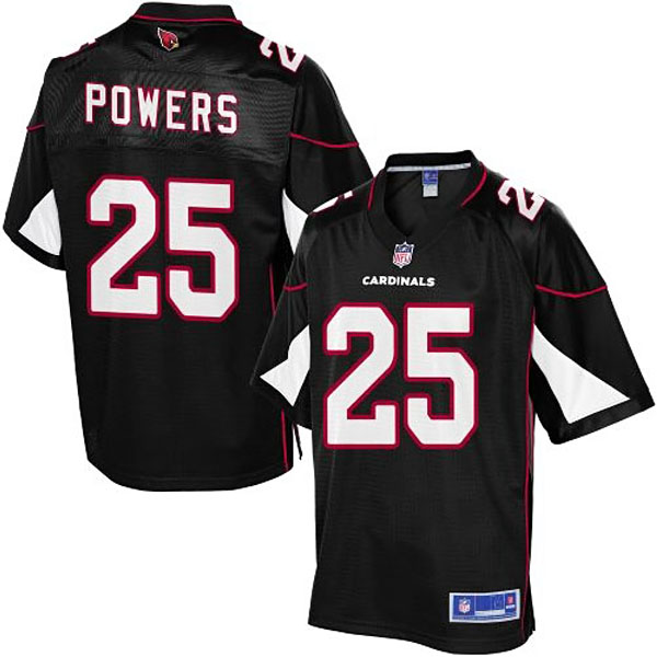 Pro Line Mens Arizona Cardinals #25 Jerraud Powers Alternate Jersey