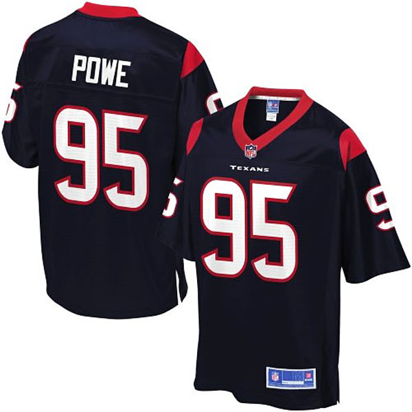 Pro Line Mens Houston Texans #95 Jerrell Powe Team Color Jersey