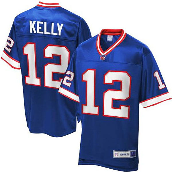 Men's Pro Line Buffalo Bills #12 Jim Kelly Retired Player Jersey