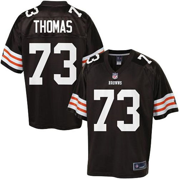 Pro Line Men's Cleveland Browns #73 Joe Thomas Team Color Jersey