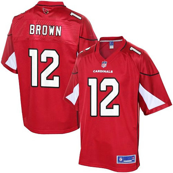 Pro Line Mens Arizona Cardinals #12 John Brown Team Color Jersey