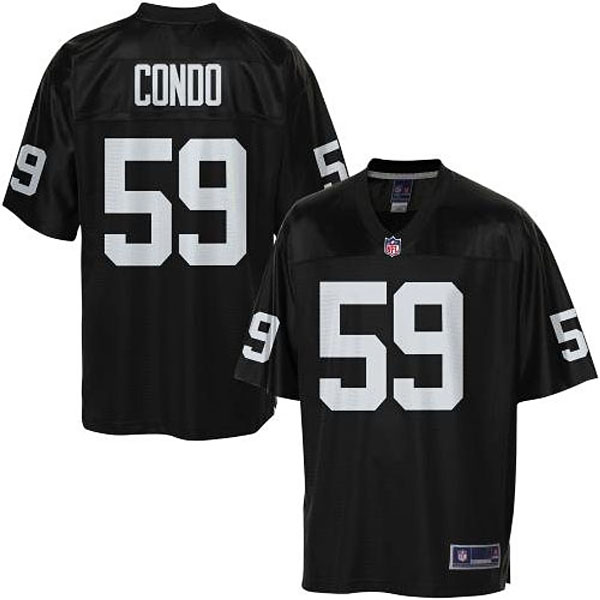 Pro Line Men's Oakland Raiders #59 Jon Condo Team Color Jersey