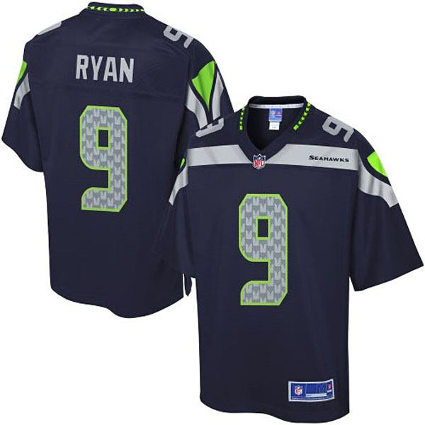 Pro Line Men's Seattle Seahawks #9 Jon Ryan Team Color Jersey