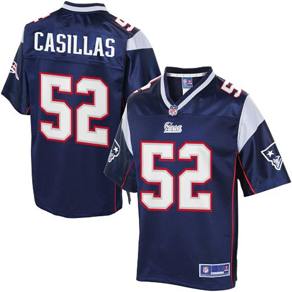 Pro Line Mens New England Patriots #52 Jonathan Casillas Team Color Jersey