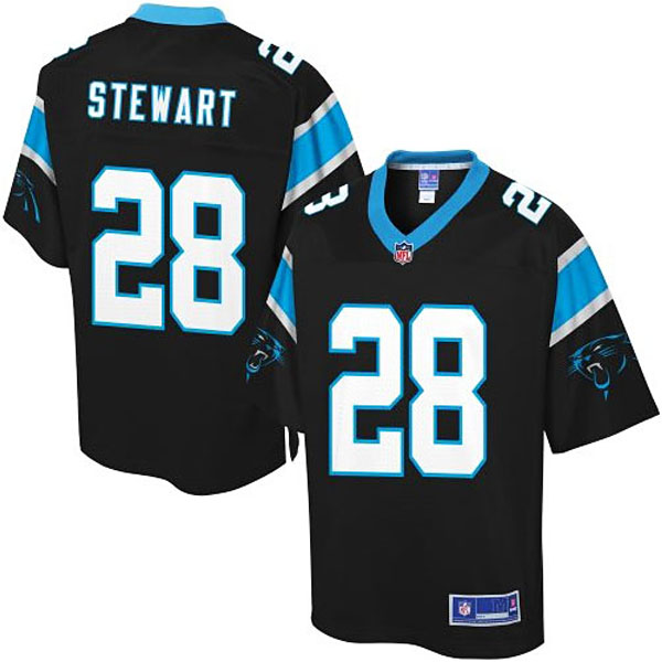 Pro Line Men's Carolina Panthers #28 Jonathan Stewart Team Color Jersey