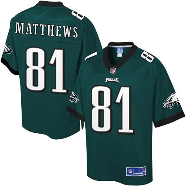 Pro Line Men's Philadelphia Eagles #81 Jordan Matthews Team Color Jersey