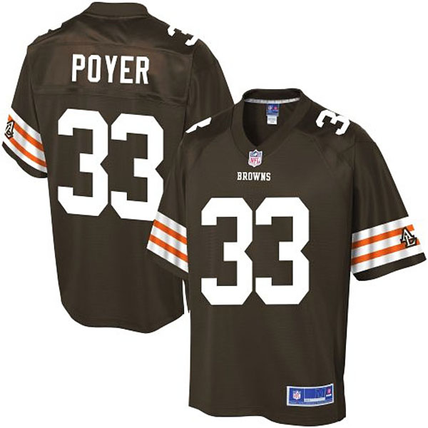 Pro Line Mens Cleveland Browns #33 Jordan Poyer Team Color Jersey