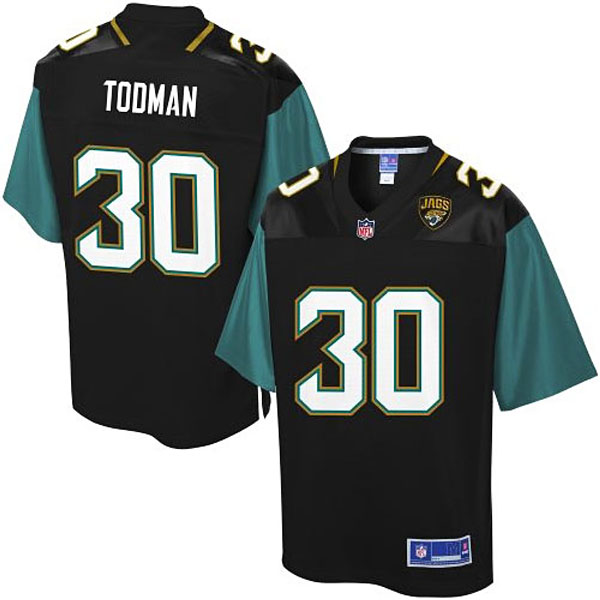 Pro Line Men's Jacksonville Jaguars #30 Jordan Todman Team Color Jersey