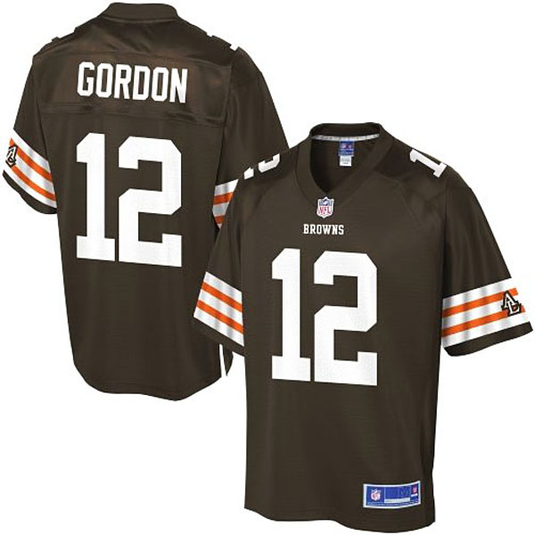 Pro Line Men's Cleveland Browns #12 Josh Gordon Team Color Jersey