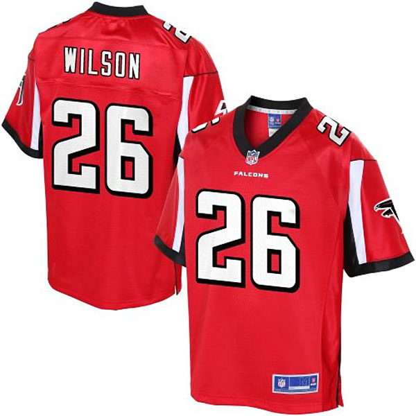 Pro Line Men's Atlanta Falcons #26 Josh Wilson Team Color Jersey